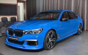 BMW M760Li xDrive V12 Santorini Blue by Abu Dhabi Motors 2018 года